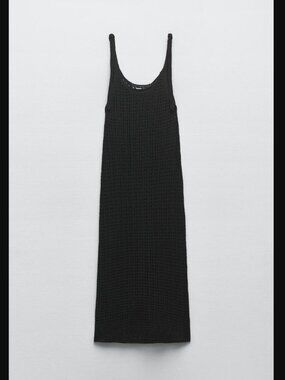 Zara Knotted Strap Knit Dress - S